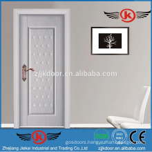 JK-SW9661D white modern safety steel wood doors design